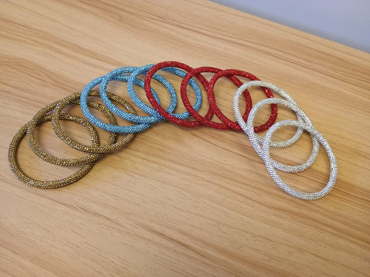 Glitter Bangle Bracelet