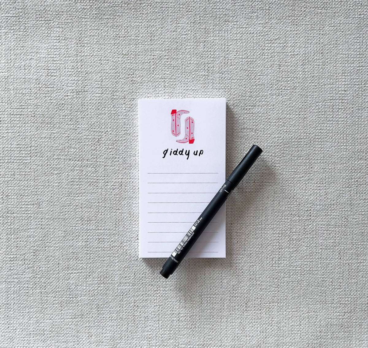 Cowgirl Boots Mini Notepad