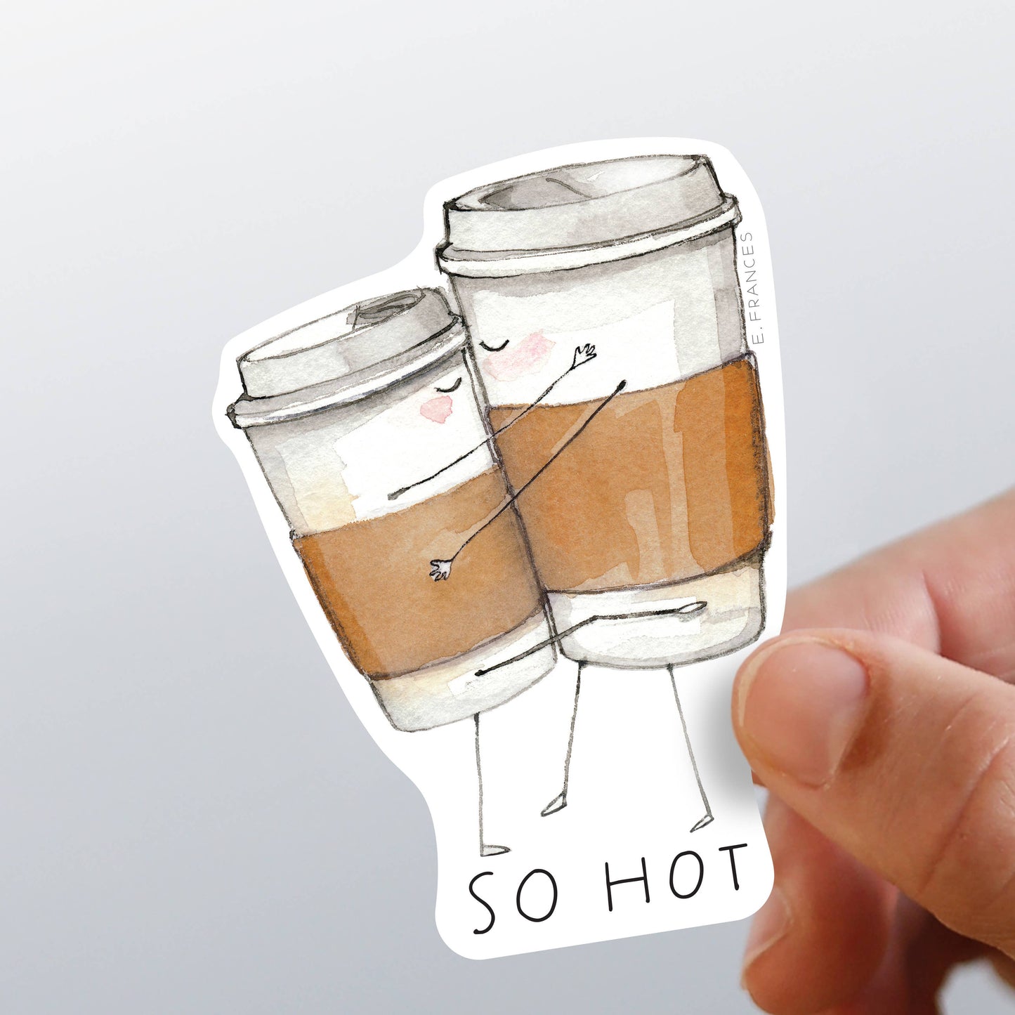 So Hot Coffee Sticker