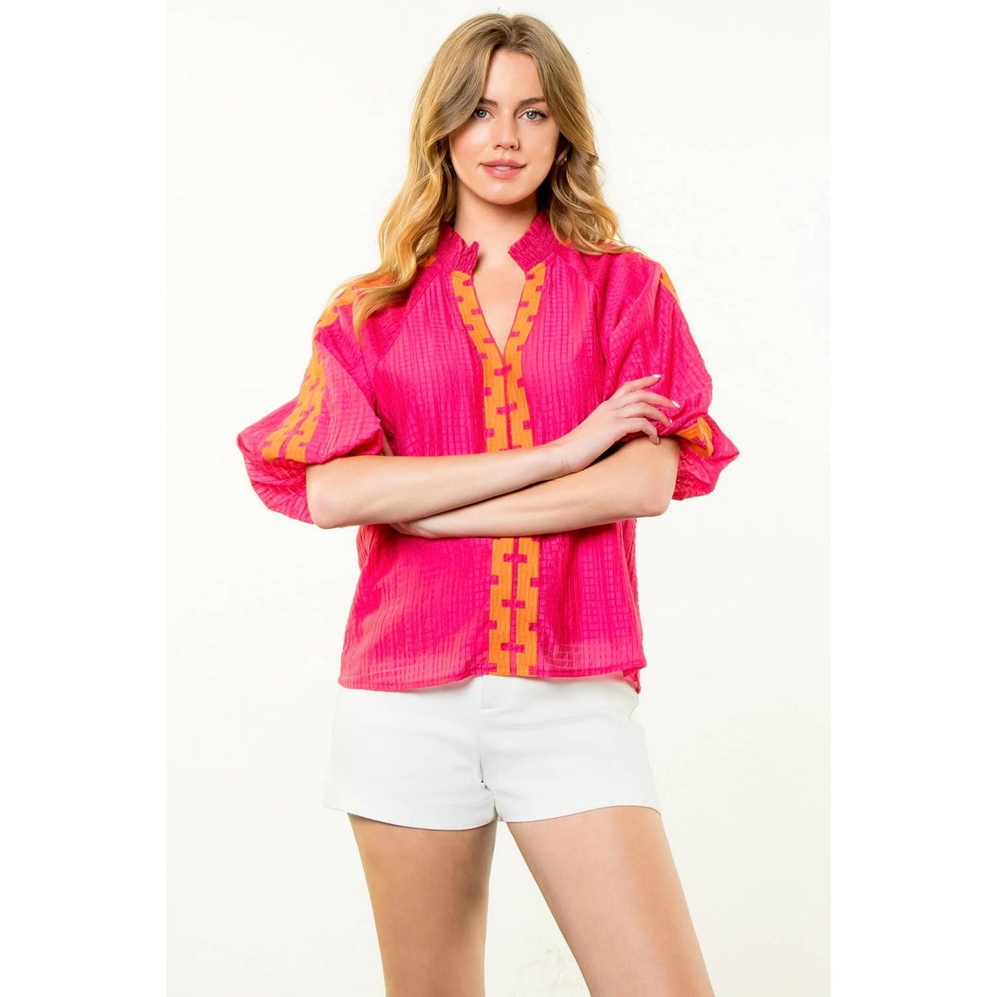 THML Greek Key Top