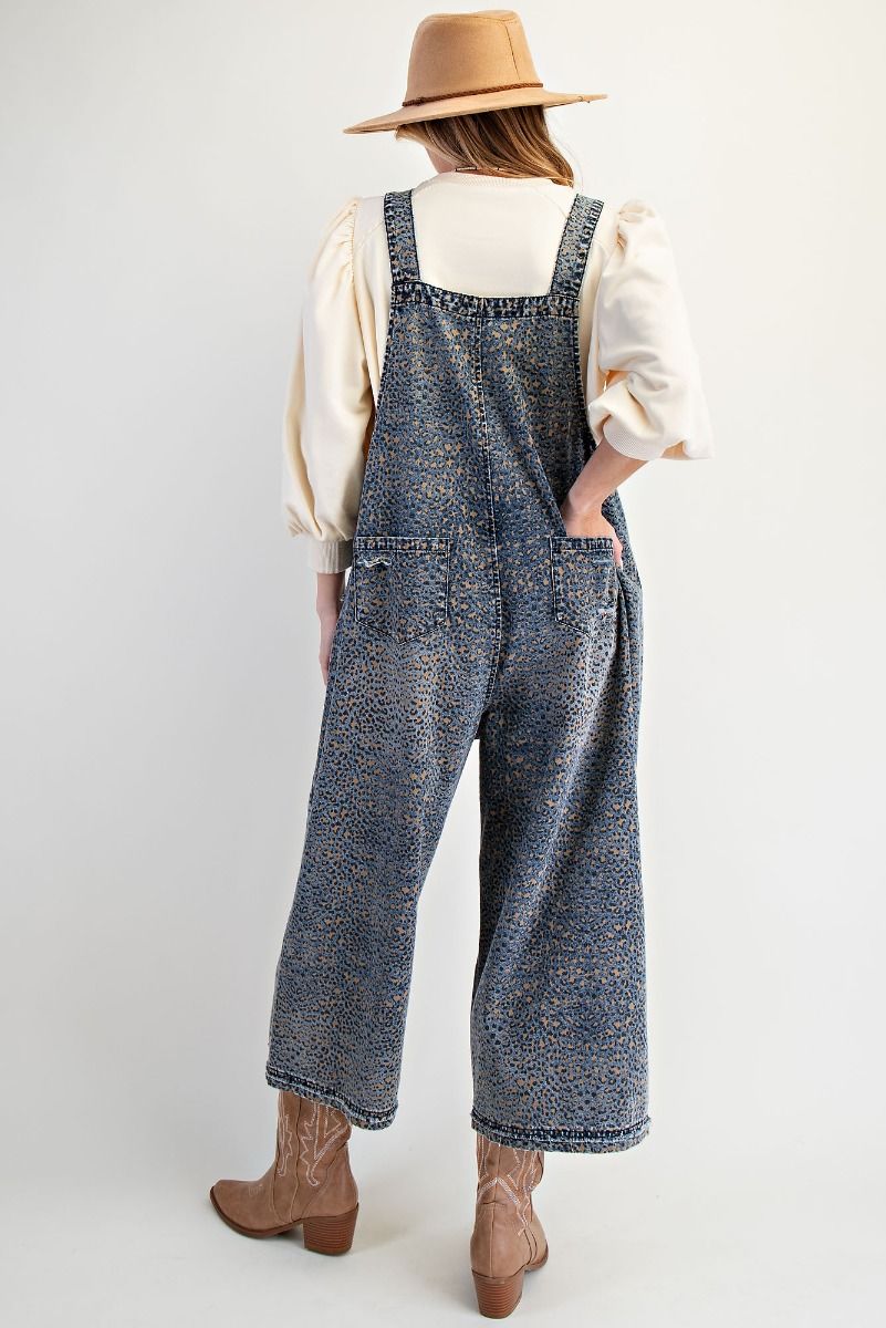 Andie Animal Print Overalls