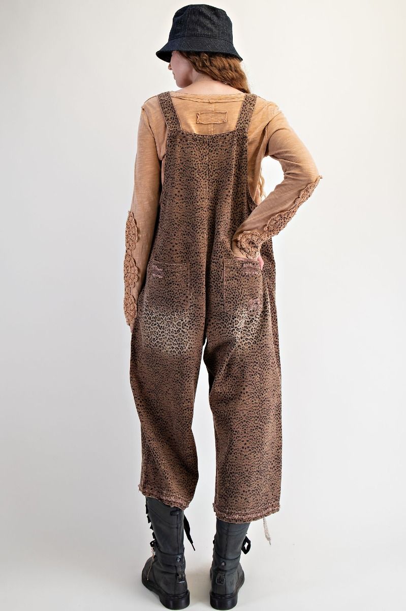 Andie Animal Print Overalls