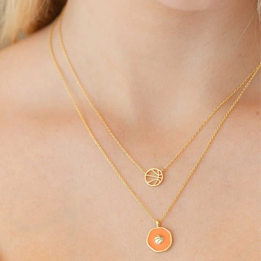 GameDay Basketball Necklace