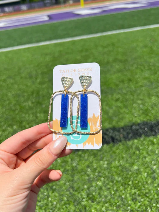 Taylor Shaye Rita Glitter Stick Hoops