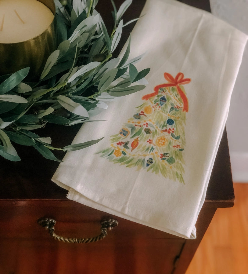 Christmas Tree Tea Towel