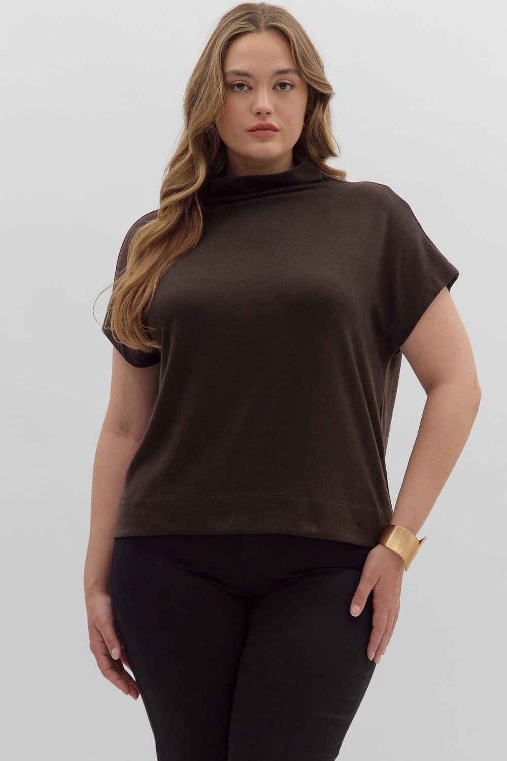 Daphne Short Sleeve Knit Top