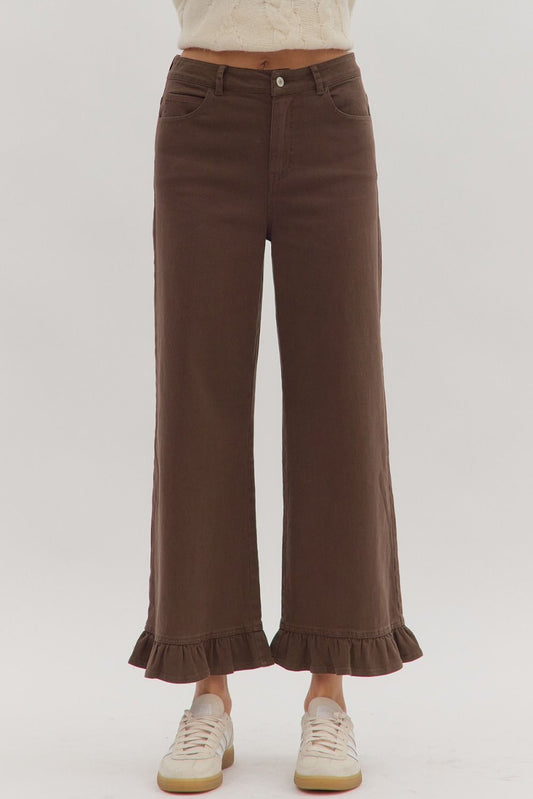 Harlow Ruffle Hem Pant