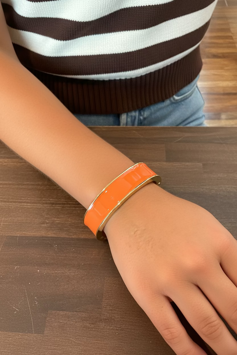 Square Orange Bracelet