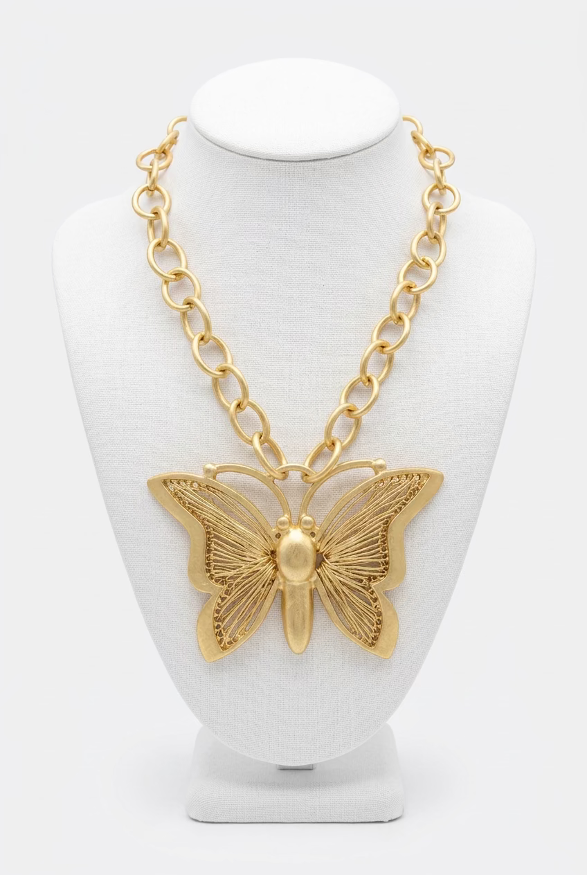 Butterfly Statement Necklace