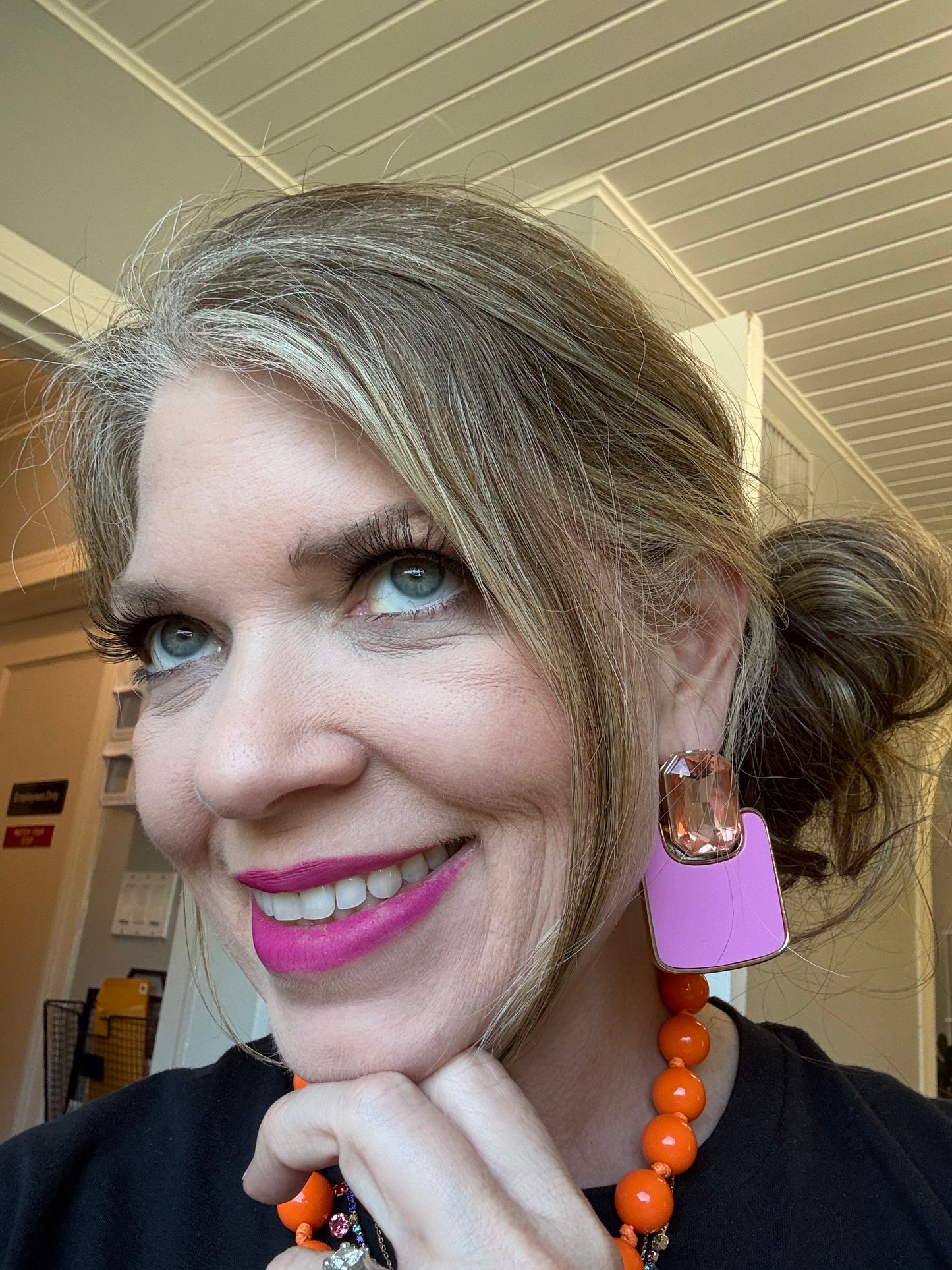 Pink Party Girl Earrings