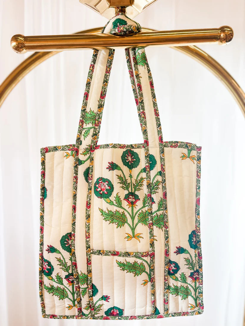 Quilted Tote Bag