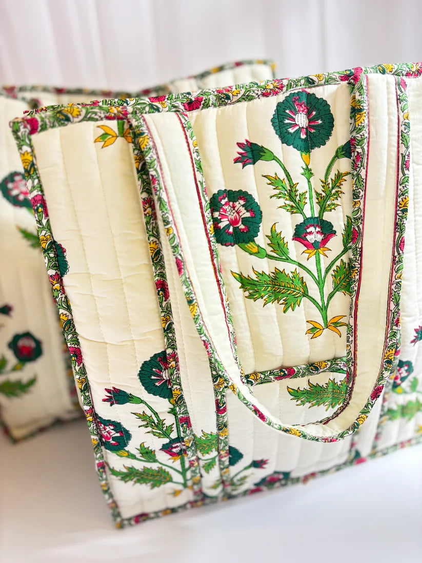 Quilted Tote Bag