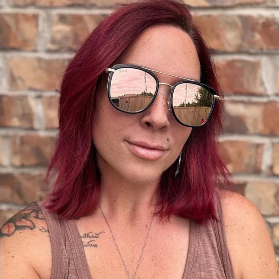 Dax Ivy Gold Sunglasses