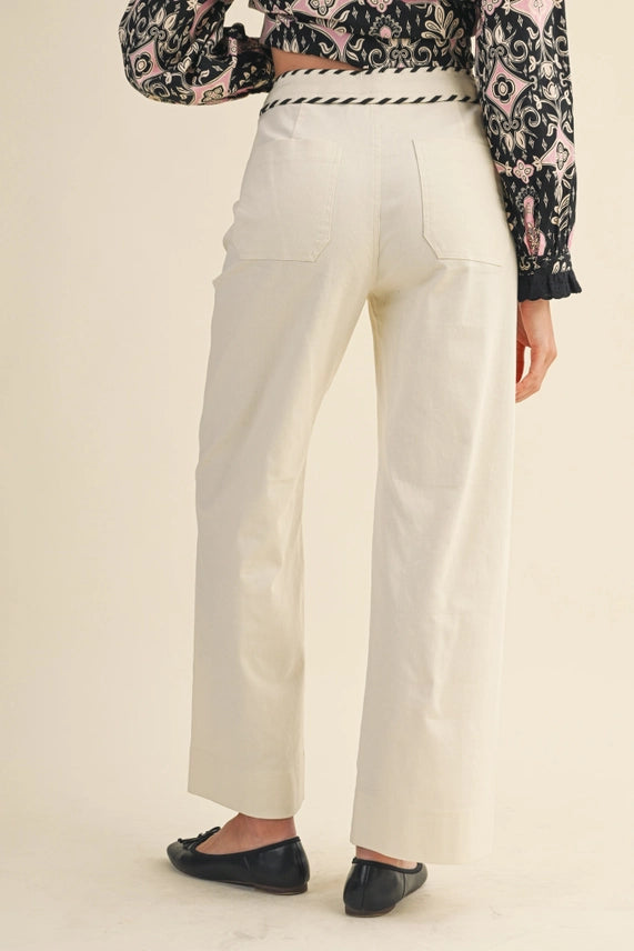 Jovie Stich Trim Pants