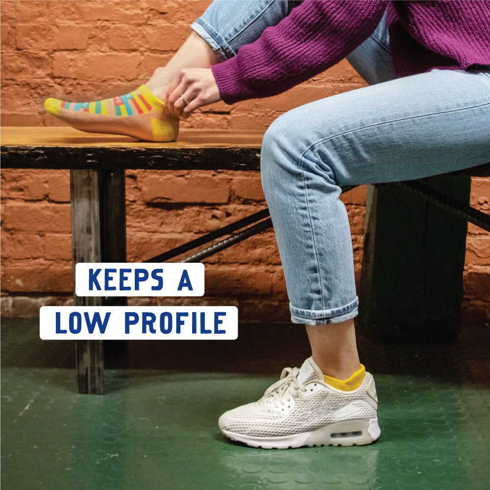 Peace & Therapy Sneaker Socks S/M