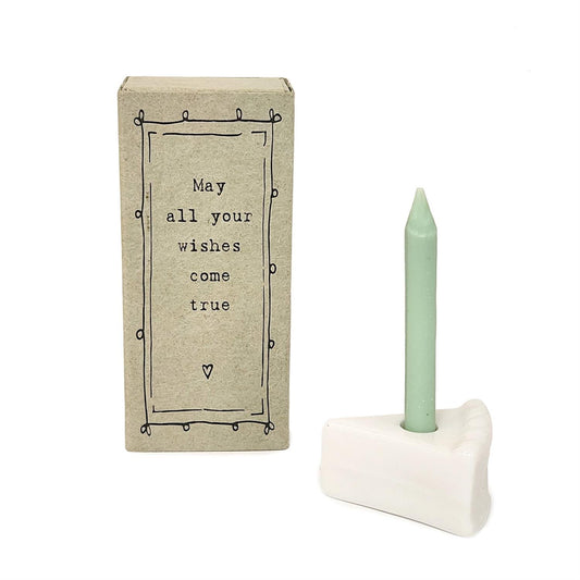 Slice of Cake with Candle Matchbox