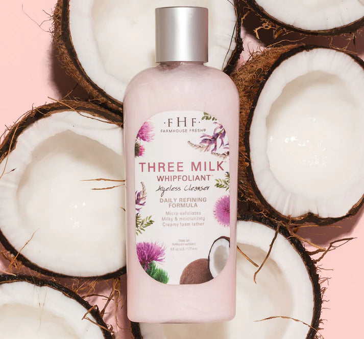 FarmHouse Fresh Three Milk Whipfoliant Ageless Cleanser
