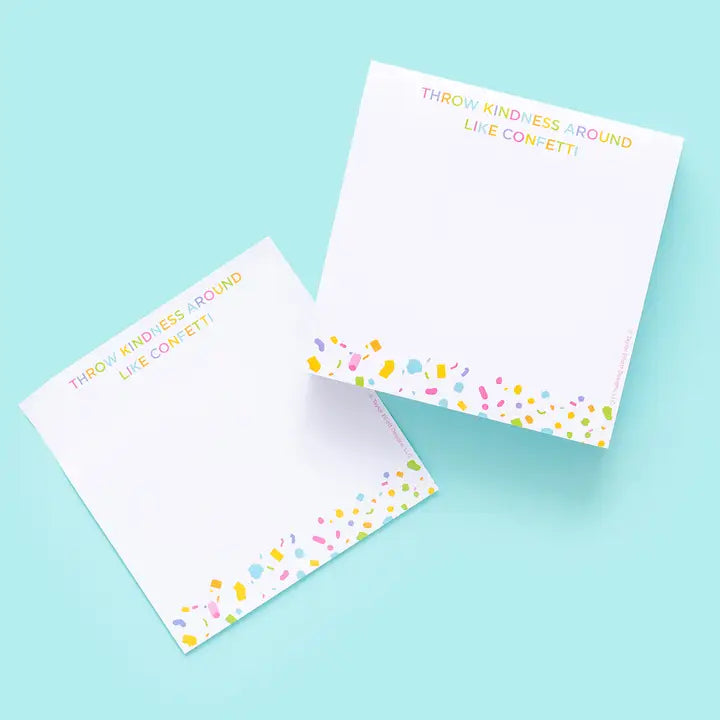 Confetti Sticky Reminder Cube