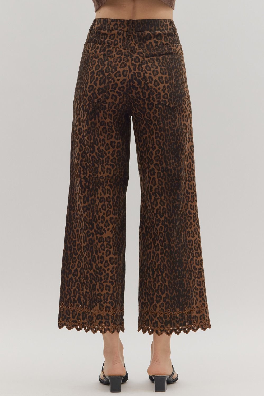 Zara Leopard Print Jean