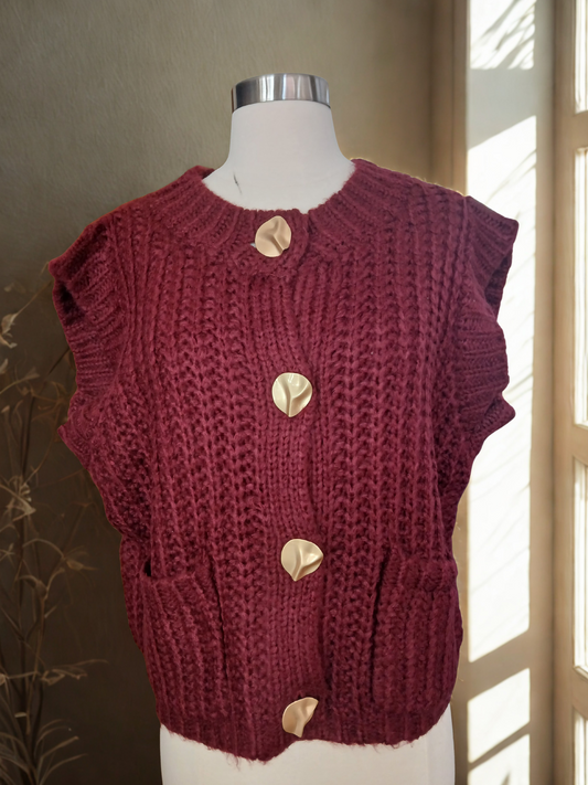 Maya Chunky Knit Vest
