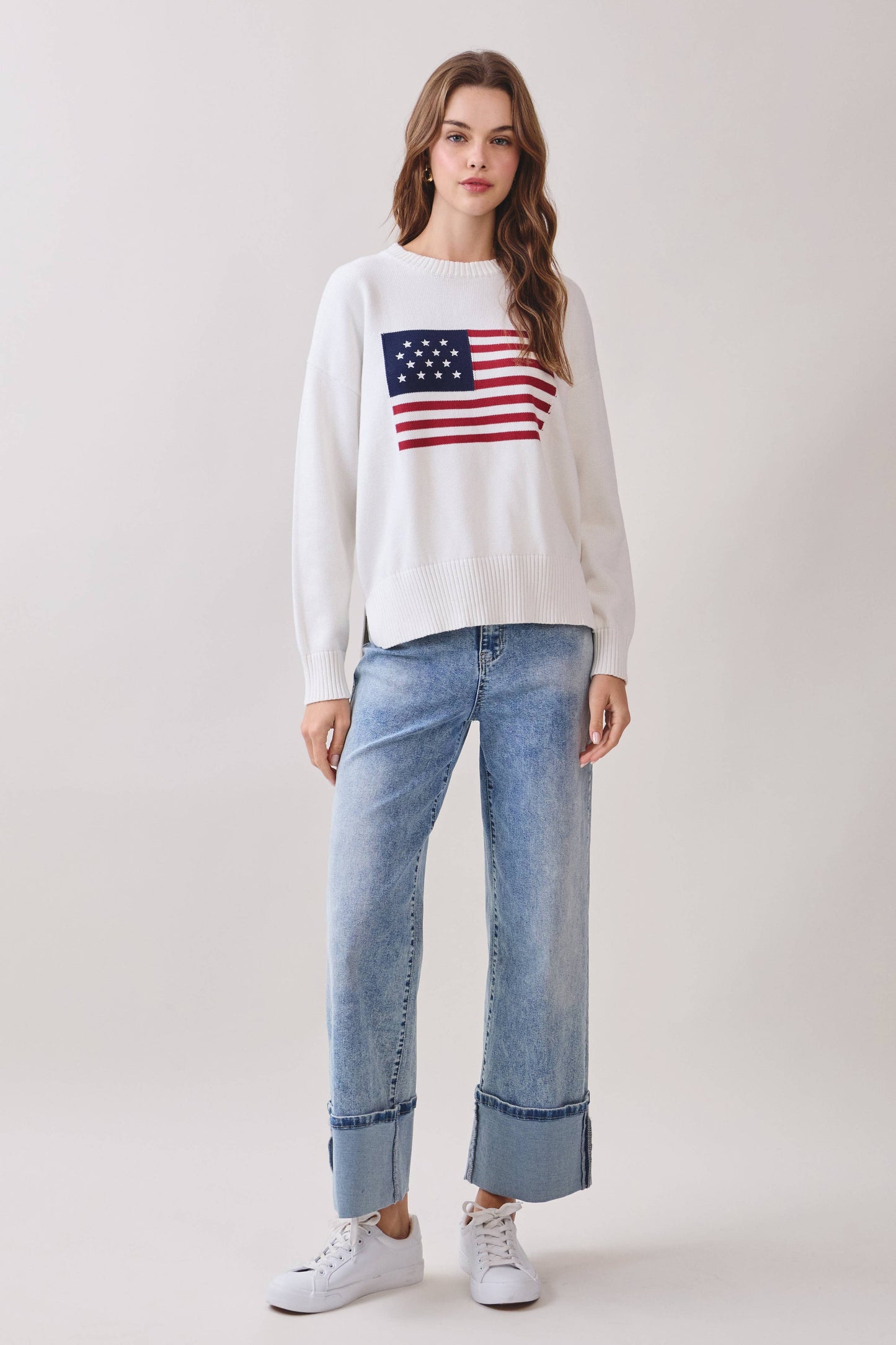 USA American Flag Sweater