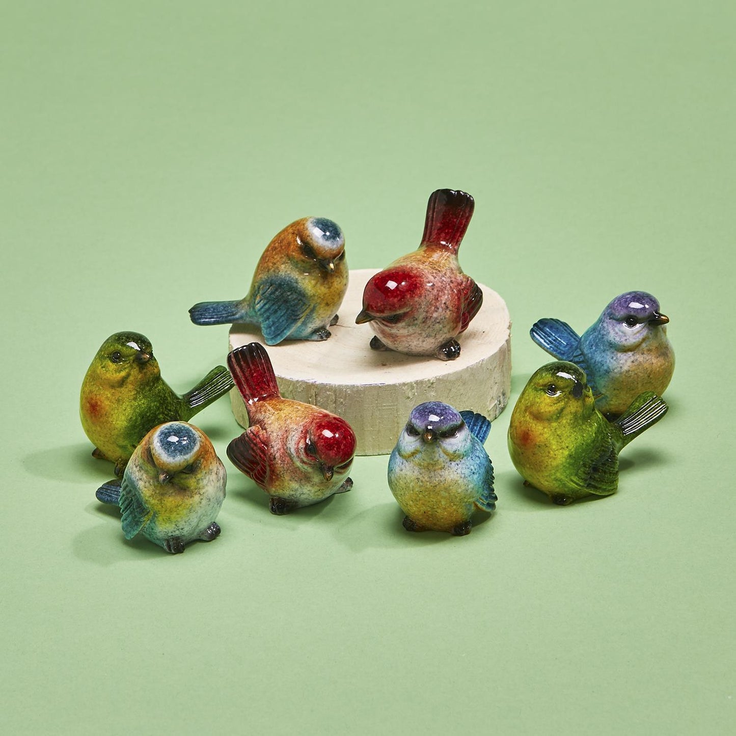 Birds of a Feather Painted Birds