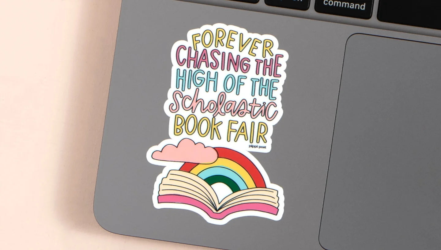 Pippi Post Book Fair Decal Sticker
