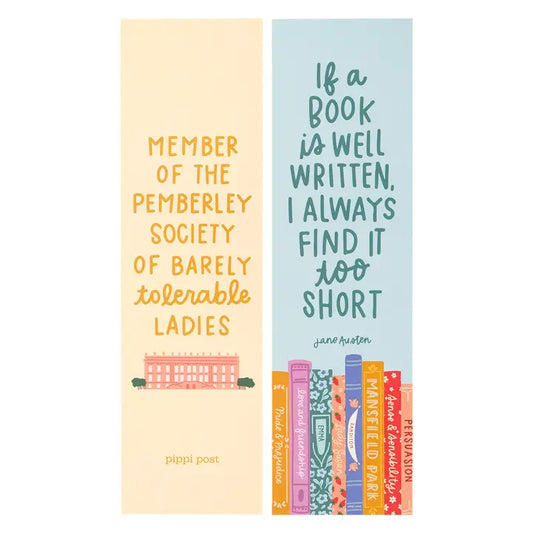 Pippi Post If a Book is Well Written Bookmark Set