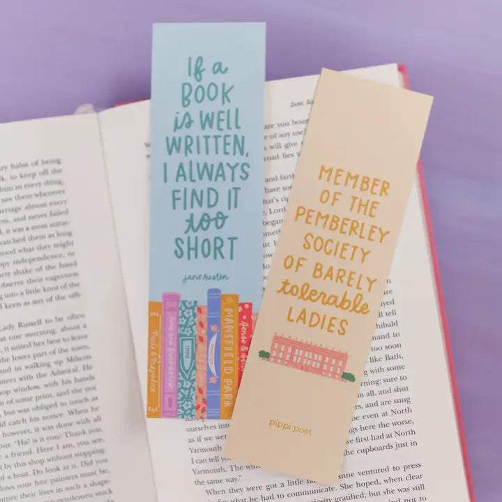Pippi Post If a Book is Well Written Bookmark Set