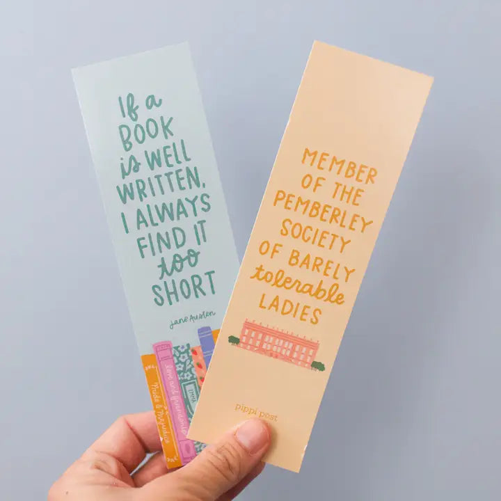 Pippi Post If a Book is Well Written Bookmark Set