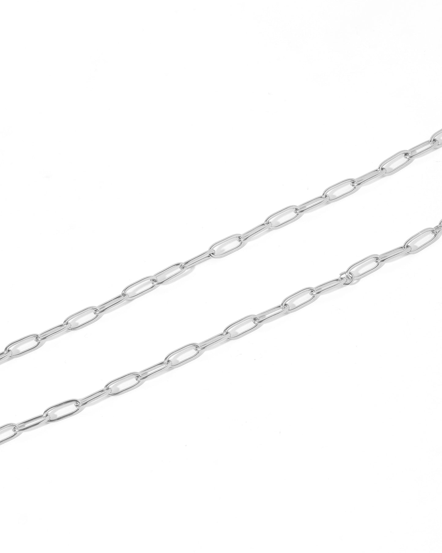 Necklace - Palmer Paperclip Silver