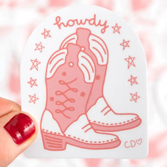 Cowgirl Boots Sticker