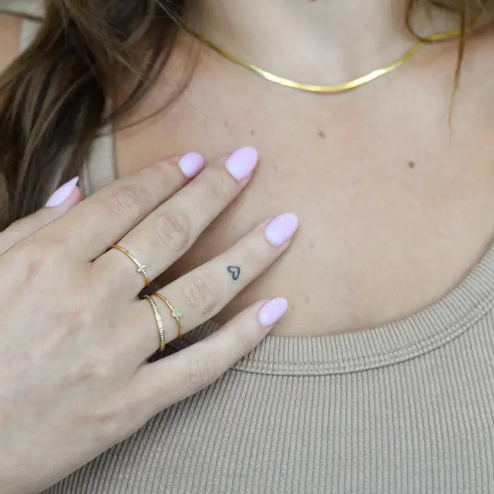Nikki Smith Crystal Cross Ring