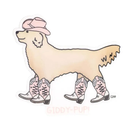 Giddy Pup Sticker