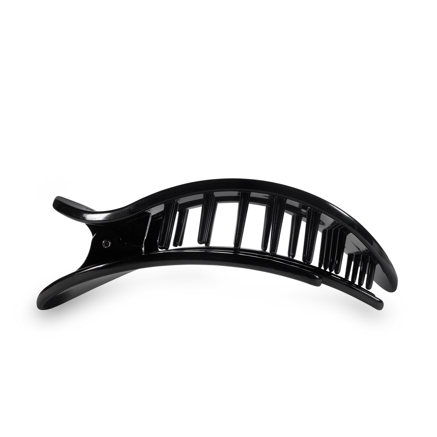 Teleties Large Round Flat- Jet Black