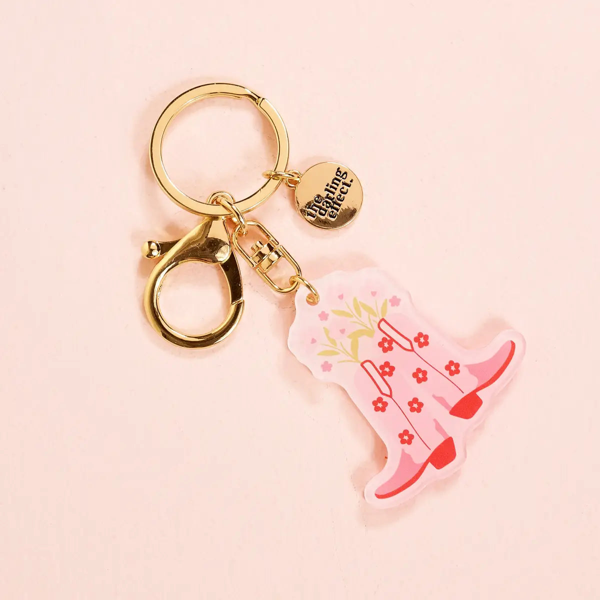 Cowgirl Boots Acrylic Keychain