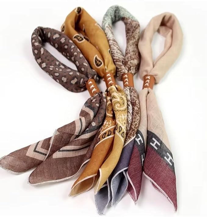 Leather Bandana Slide