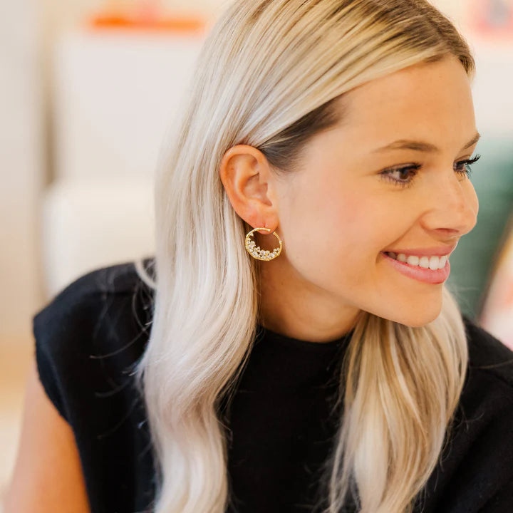 Taylor Shaye Lorali Studs- Clear