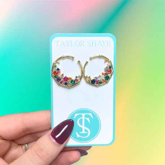 Taylor Shaye Lorali Studs- Rainbow