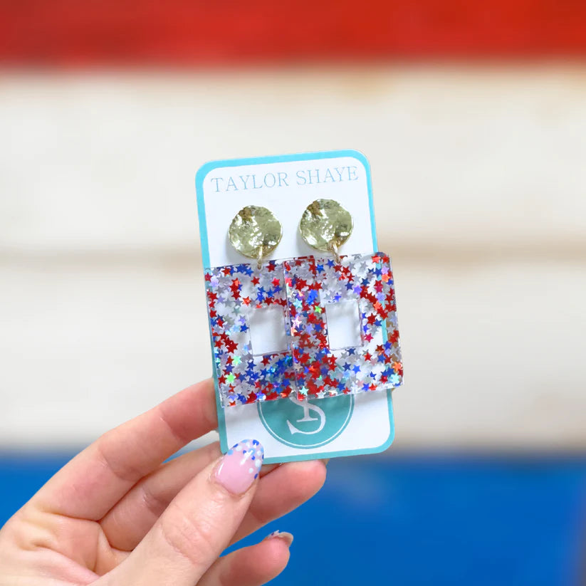 Taylor Shaye Mini Star Acrylic Earrings