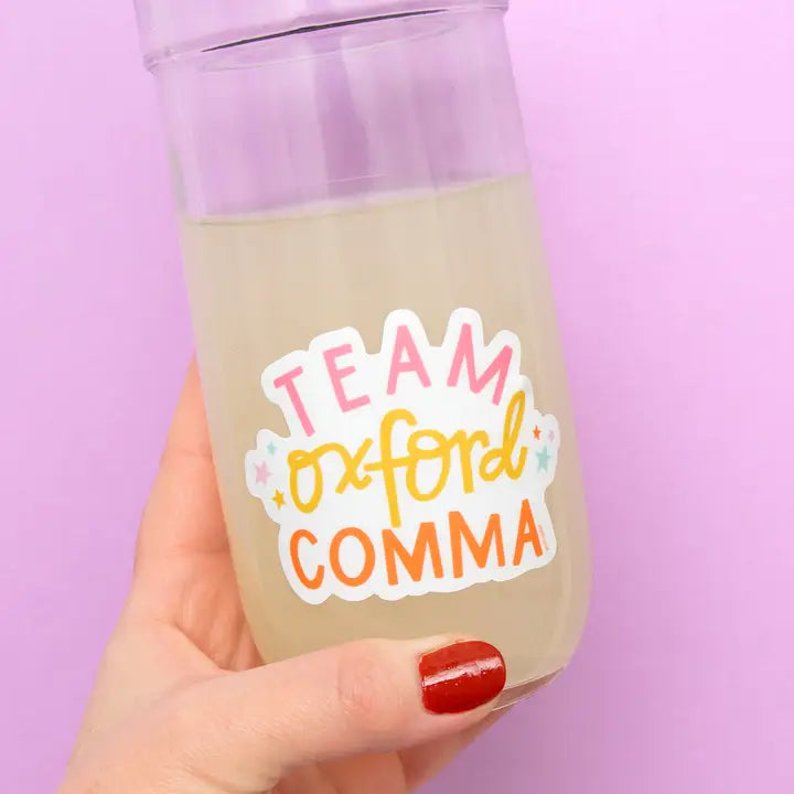 Pippi Post Team Oxford Comma Decal Sticker