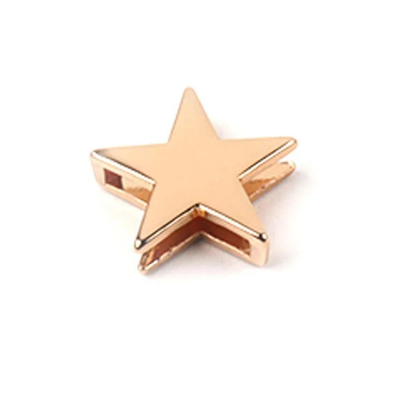 Gold Star Slide Charm