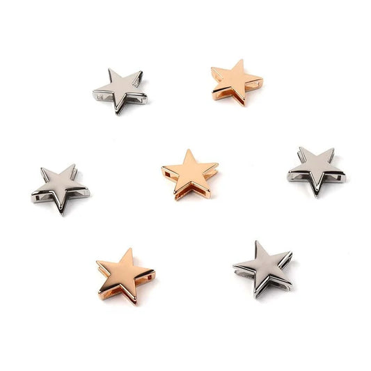 Gold Star Slide Charm