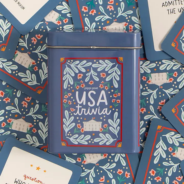 Pippi Post USA Trivia Deck of Cards