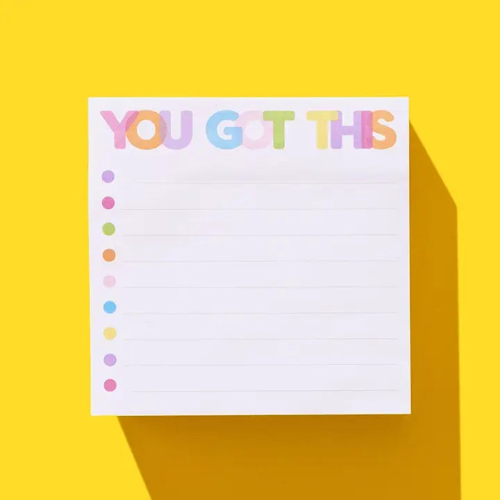 You Got This Sticky Reminder Pad