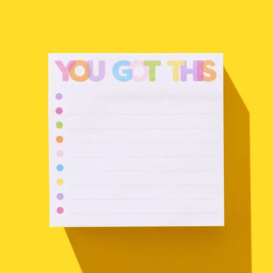 You Got This Sticky Reminder Pad