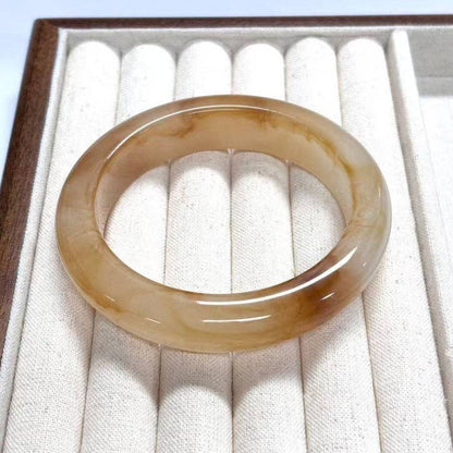 Trendy Geometric Resin Stackable Bangle Bracelet MK2PPPO6W6JBR129