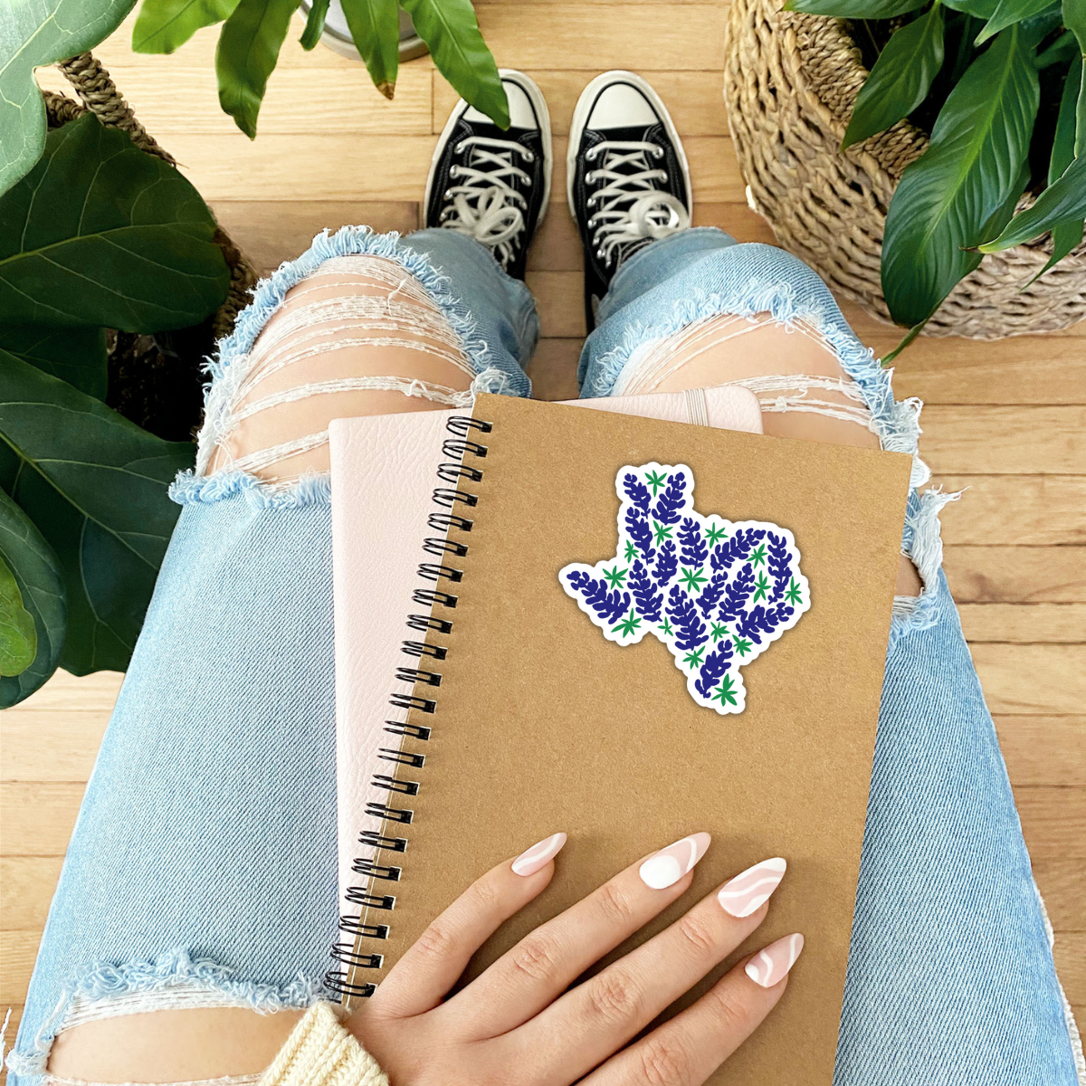 Texas State Bluebonnet Sticker