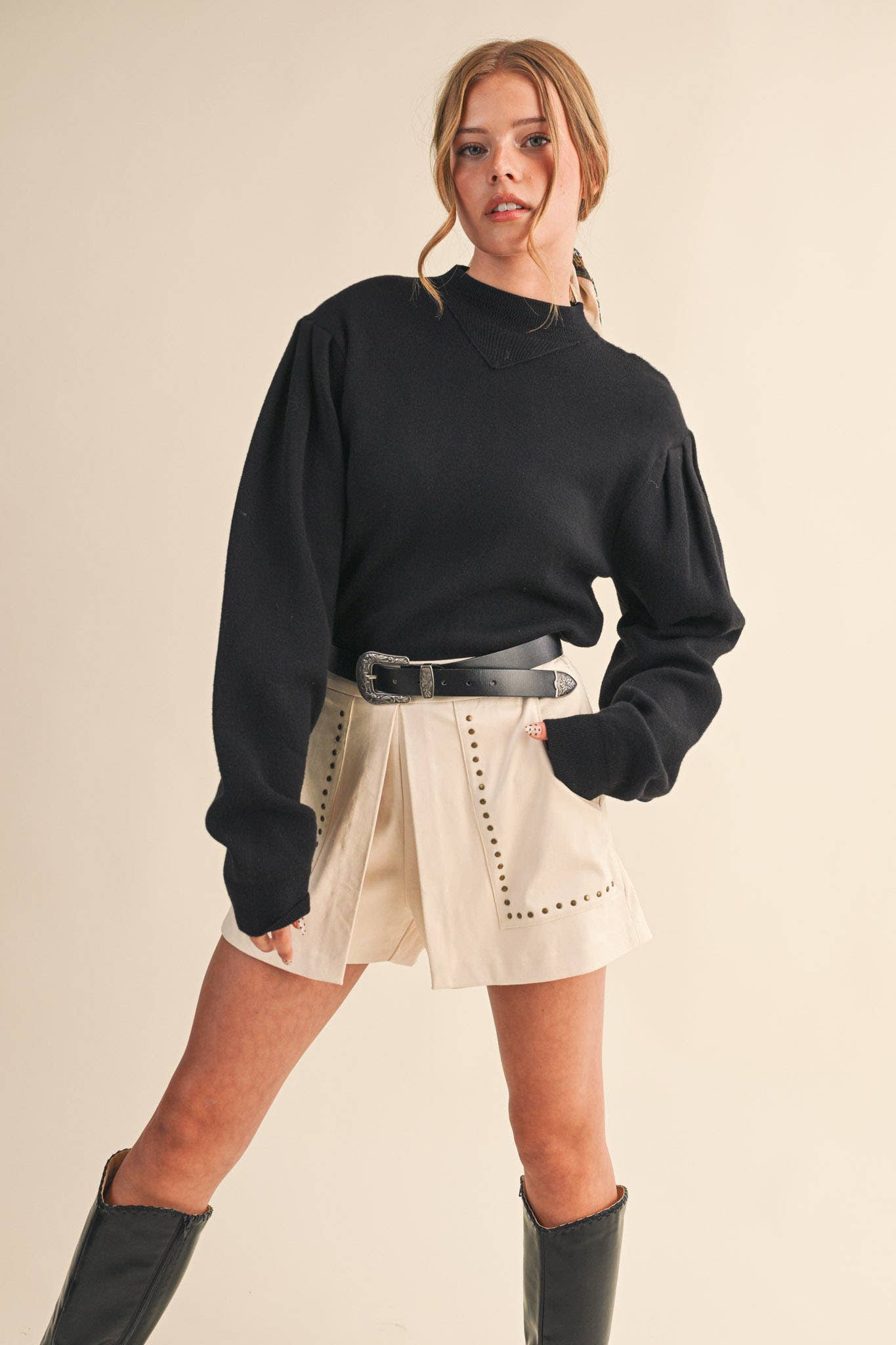 Eira Mock Neck Sweater