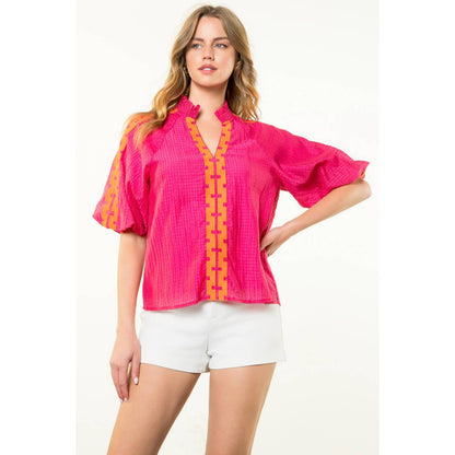 THML Greek Key Top